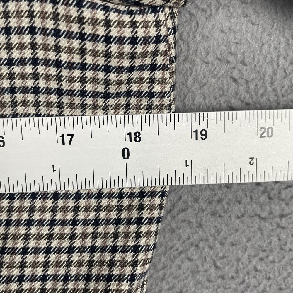 See By Chloé Blazer Womens Medium Beige Check Tweed Lined Double Breasted Jacket - Picture 13 of 14